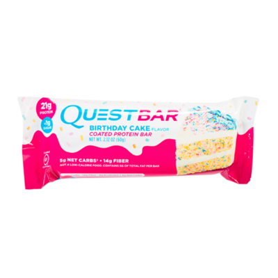 Батончик протеиновый Quest Bar Birthday Cake в Азбука Вкуса Экспресс Меню по цене 295 ₽
