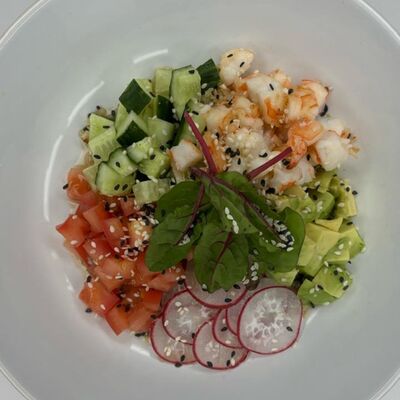 Боул с креветкойв Nook Coffee по цене 820 ₽