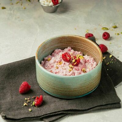 Творог с малиной в Баклажан в ТЦ 