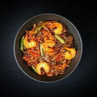 Стеклянная лапша с креветками в Sushiman