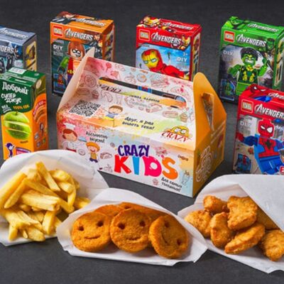 Детский Комбо в Пиццерия Crazy Brothers по цене 450 ₽