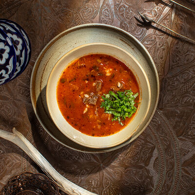 Суп Харчо из телятины в Гранат по цене 684 ₽