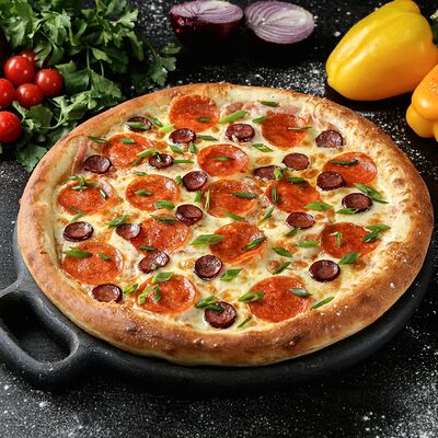 Пицца Мясная 22 см в Loca Pizza по цене 630 ₽