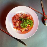 Паста с морепродуктами в Amici Бар