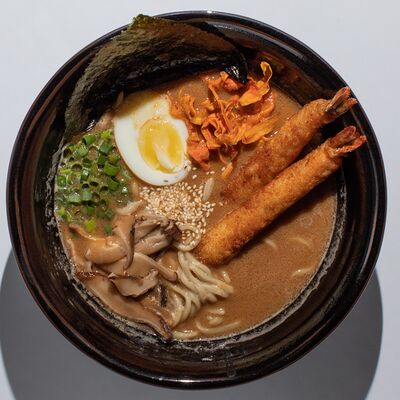 Гамадари-рамен с креветкой темпура в Ramen Ten по цене 740 ₽