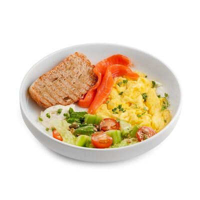 Скрэмбл с форелью в Garden Coffee по цене 769 ₽