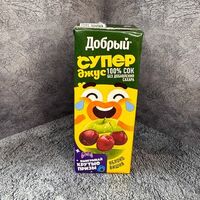 Сок Добрый детский Яблоко-вишня в Хлеб соль