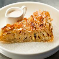 Яблочный пирог с тестом фило в Papi