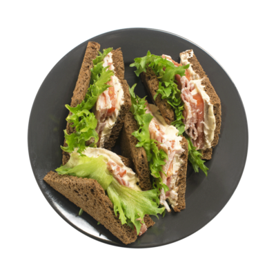 Клаб сэндвич с курицей и беконом в Азбука Вкуса Экспресс Меню по цене 258 ₽