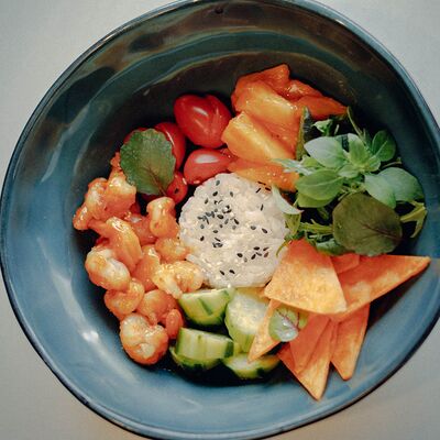 Креветки манго-чили в О2 Lounge cafe по цене 650 ₽