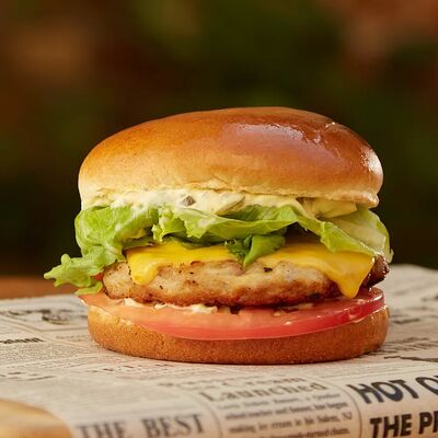 Мини-бургер с куриной котлетойв Пресня Бургер по цене 390 ₽