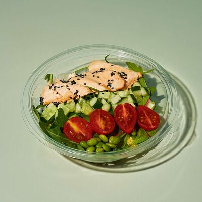 Боул с пшеном, запеченной курицей и овощами в Тюбетей по цене 748 ₽