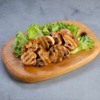 Грибы на гриле в КУЗНИЦА ГОРЯЧЕГО ХЛЕБА