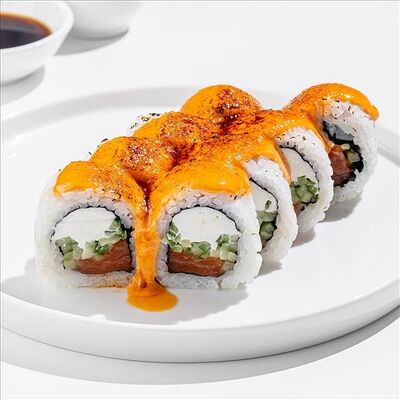 Спайси ролл с лососем в SeabasSushi по цене 1325 ₽
