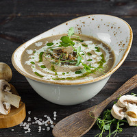 Классический крем суп из белых грибов в ИТЛЕ Стейк-кафе Halal