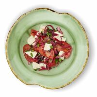 Розовые томаты с сыром чанах в Пацха Пшапский двор