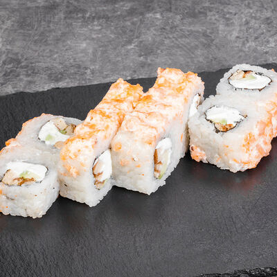 Запеченный ролл Сеул в Может суши? по цене 669 ₽