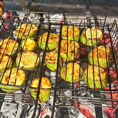 Кабачки на мангалев Кавказская кухня по домашнему по цене 350 ₽