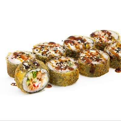 Ролл Темпура с лососем гриль в Докими по цене 579 ₽