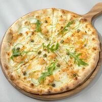 Пицца с креветками в Crab Cafe