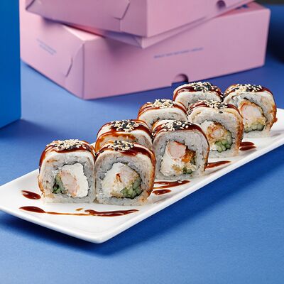 Креветка темпура с угрем в Why Not Sushi по цене 899 ₽