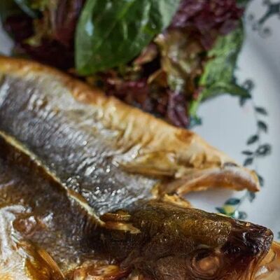 Запеченный сибас в ROMO по цене 1980 ₽