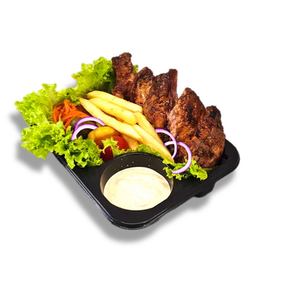 Шашлык крыло куриное (ланч бокс) Маленький в BBQ по цене 521 ₽