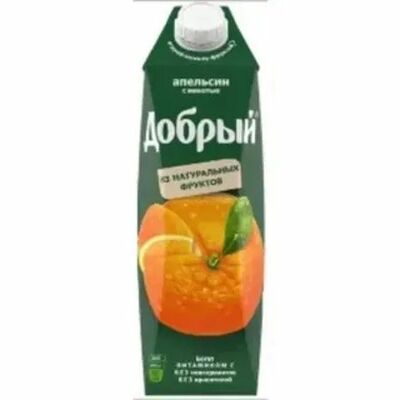 Сок Добрый 1 л Апельсин в Пиросетия Осетинские пироги по цене 277 ₽