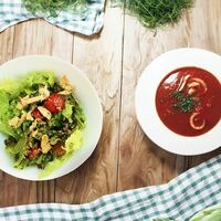 Комбо Салат и суп в Паста-бар Зерно