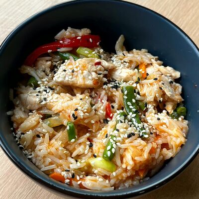 Рис с креветками в ЛапшаРис по цене 550 ₽