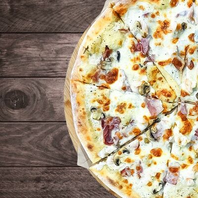Пицца Креветка с беконом в PIZZA LAB по цене 750 ₽
