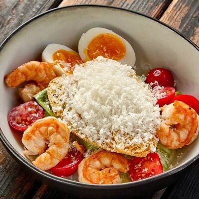 Цезарь с обжаренной на гриле креветкой в Про печь по цене 899 ₽