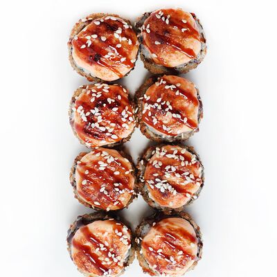 Ролл с угрем, запечённый в темпуре в San-Pizzerino по цене 660 ₽