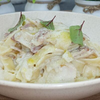 Паста Карбонара в Сытый мишка по цене 590 ₽