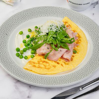 Омлет с мортаделлой в Круассан-кафе по цене 660 ₽