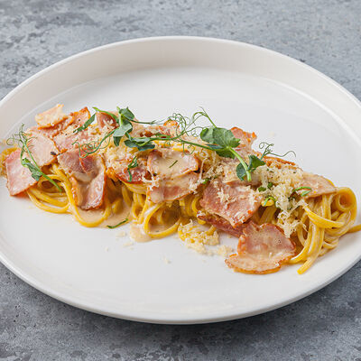 Тальолини Карбонара в Terra&Mare по цене 550 ₽