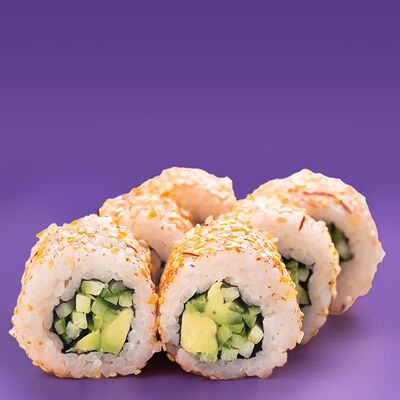 Снежная Калифорния с креветкой в Food taxi по цене 339 ₽