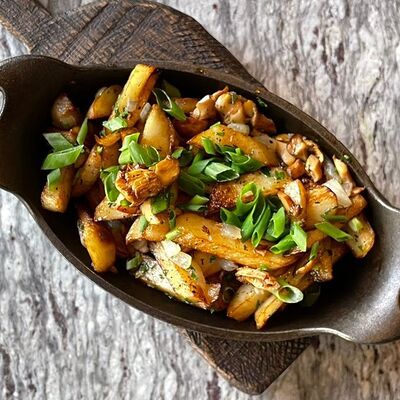 Жарёха с лисичками в Double по цене 350