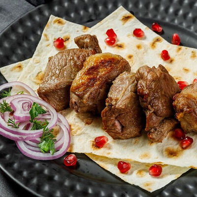 Шашлык из бараньей мякоти в Мангал холл по цене 1740 ₽