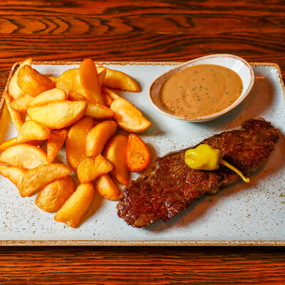 Стейк мясника в Таверна Фили Хаус по цене 890 ₽