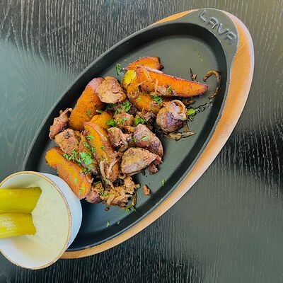 Печень с картофелем в Терраса по цене 750 ₽