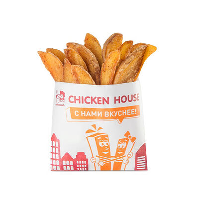 Картофель по-деревенски детский в Chicken House по цене 105 ₽