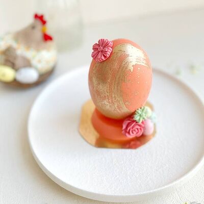 Шоколадное яйцо L с наполнением в Tortterry по цене 850