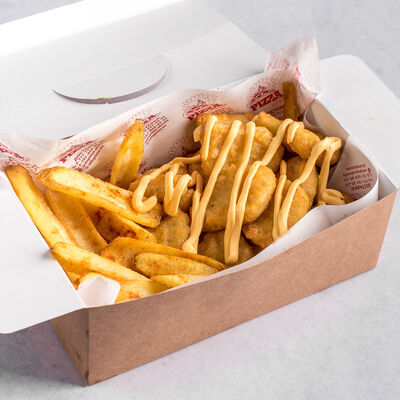 Куриные наггетсы с картофельными лодочками в Pizza Solo по цене 2299 ₸