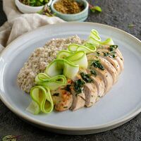 Куриная грудка с зеленой гречей в ЛарисуВаннуХочу