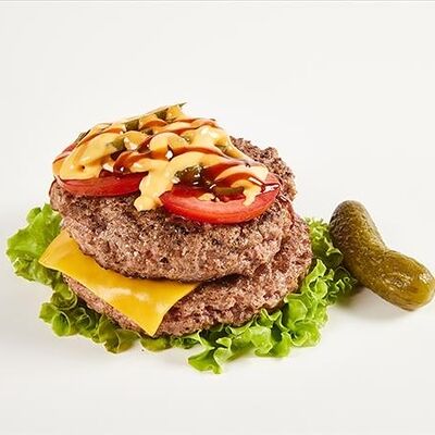 Бургер Папа мясника в листьях в #FARШ по цене 990 ₽