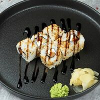 Ролл с копченным лососемв Edateca Едатека