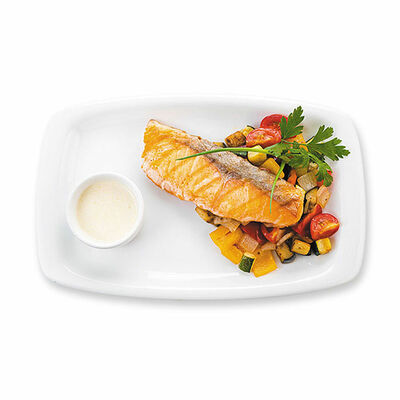 Стейк из лосося с овощами в Алло! Пицца по цене 695