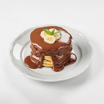 Панкейк с нутеллой и бананом в Coffee BOOM по цене 3100 ₸