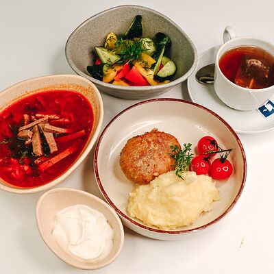 Классический обедв Клевая блиновая по цене 599 ₽